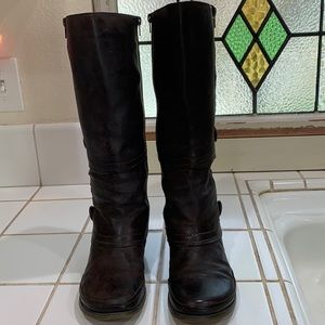 Miz Mooz Brown knee high boots